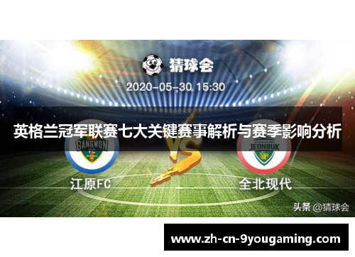 英格兰冠军联赛七大关键赛事解析与赛季影响分析